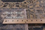 Geometric Persian Mamluk Hand Knotted Wool Rug - 8' 0" X 9' 10" - Golden Nile