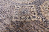 Geometric Persian Mamluk Hand Knotted Wool Rug - 8' 10" X 11' 9" - Golden Nile