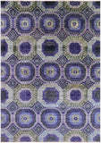 Geometric Persian Mamluk Hand Knotted Wool Rug - 8' 10" X 12' 6" - Golden Nile