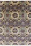 Geometric Persian Mamluk Handmade Wool Rug - 5' 7" X 7' 11" - Golden Nile