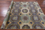 Geometric Persian Mamluk Handmade Wool Rug - 5' 7" X 7' 11" - Golden Nile