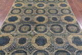 Geometric Persian Mamluk Hand Knotted Wool Rug - 6' 0" X 9' 0" - Golden Nile