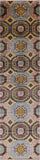 Geometric Persian Mamluk Hand Knotted Wool Runner Rug - 2' 5" X 9' 5" - Golden Nile