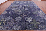 Contemporary Hand Knotted Wool & Silk Rug - 11' 11" X 18' 0" - Golden Nile