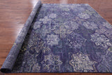 Contemporary Hand Knotted Wool & Silk Rug - 11' 11" X 18' 0" - Golden Nile