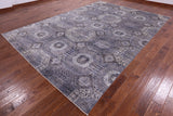 Geometric Persian Mamluk Handmade Wool Rug - 8' 10" X 13' 4" - Golden Nile