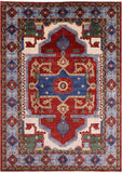 Red Persian Fine Serapi Handmade Wool Rug - 9' 9" X 13' 9" - Golden Nile