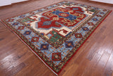 Red Persian Fine Serapi Handmade Wool Rug - 9' 9" X 13' 9" - Golden Nile