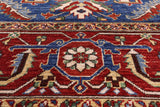 Blue Persian Fine Serapi Hand Knotted Wool Rug - 8' 3" X 9' 10" - Golden Nile