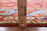 Red Persian Fine Serapi Handmade Wool Rug - 9' 0" X 12' 5" - Golden Nile