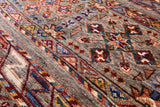 Khorjin Persian Gabbeh Handmade Wool Rug - 4' 11" X 6' 11" - Golden Nile