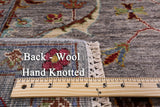 Peshawar Handmade Wool Rug - 5' 10" X 8' 1" - Golden Nile