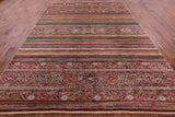 Khorjin Persian Gabbeh Hand Knotted Wool Rug - 8' 7" X 11' 9" - Golden Nile