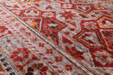 Khorjin Persian Gabbeh Hand Knotted Wool Rug - 8' 2" X 9' 8" - Golden Nile