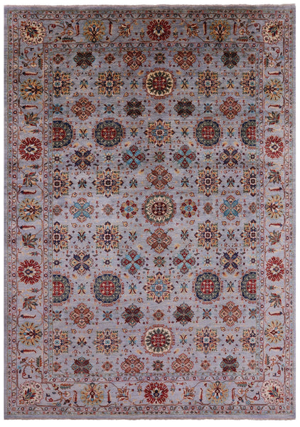 Peshawar Hand Knotted Wool Rug - 8' 9" X 11' 11" - Golden Nile