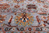 Peshawar Hand Knotted Wool Rug - 8' 9" X 11' 11" - Golden Nile