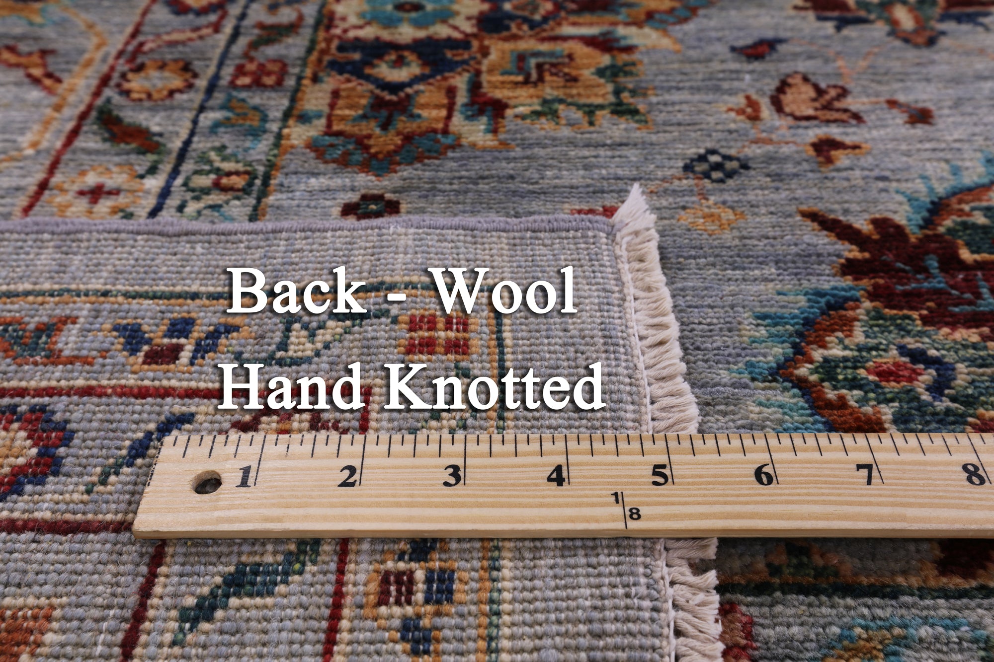 Peshawar Hand Knotted Wool Rug - 8' 9" X 11' 11" - Golden Nile