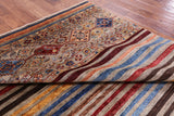 Khorjin Persian Gabbeh Handmade Wool Rug - 6' 6" X 9' 7" - Golden Nile