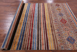 Khorjin Persian Gabbeh Handmade Wool Rug - 6' 6" X 9' 7" - Golden Nile