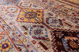 Khorjin Persian Gabbeh Handmade Wool Rug - 6' 6" X 9' 7" - Golden Nile