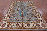 Persian Fine Serapi Hand Knotted Wool Rug - 6' 10" X 9' 10" - Golden Nile