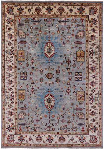 Persian Fine Serapi Hand Knotted Wool Rug - 6' 10" X 9' 10" - Golden Nile