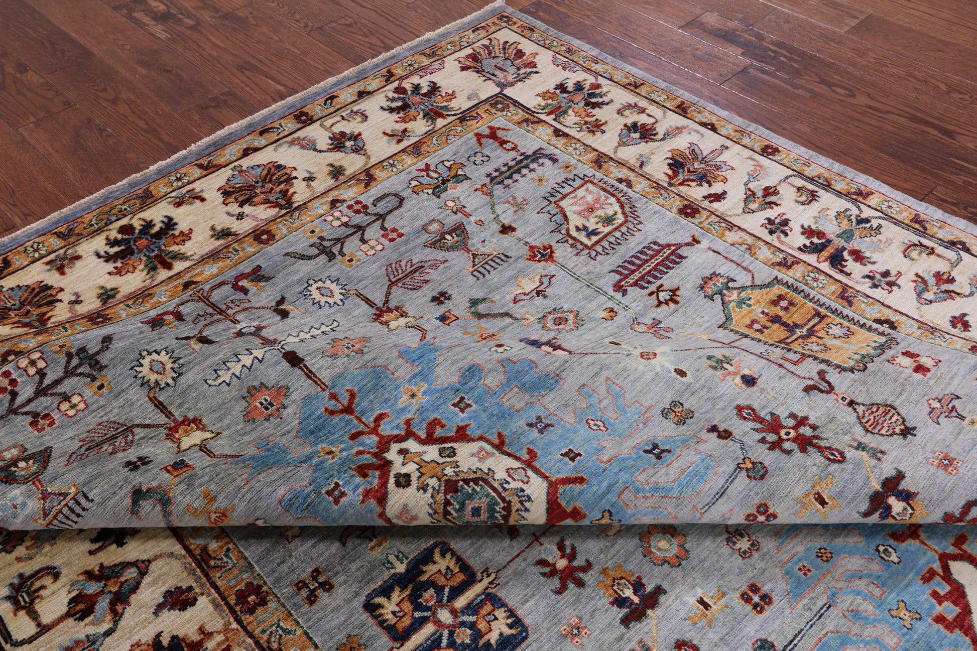 Persian Fine Serapi Hand Knotted Wool Rug - 6' 10" X 9' 10" - Golden Nile