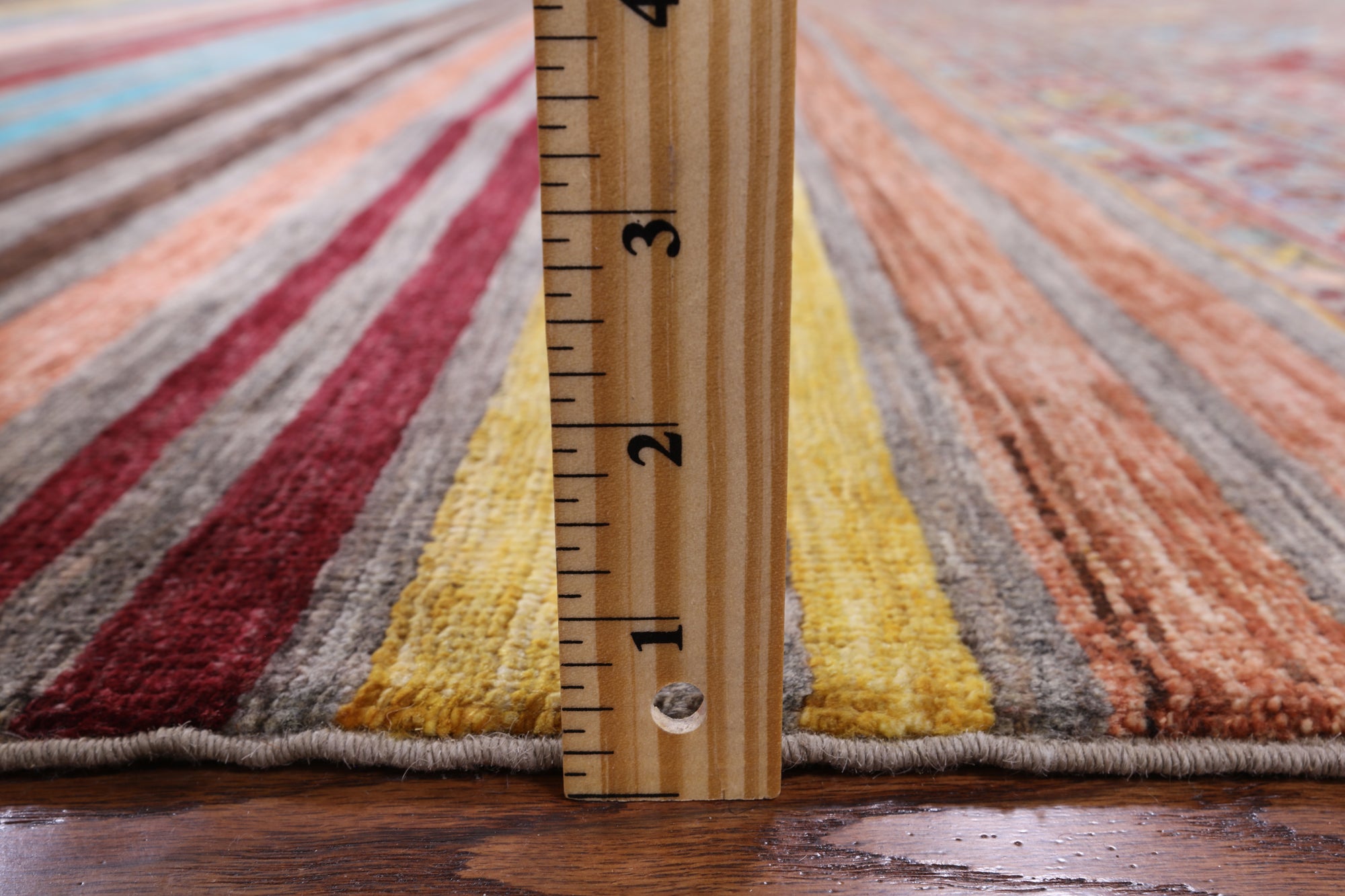 Khorjin Persian Gabbeh Hand Knotted Wool Rug - 6' 9" X 9' 7" - Golden Nile