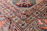 Turkmen Ersari Handmade Wool Rug - 6' 9" X 10' 2" - Golden Nile