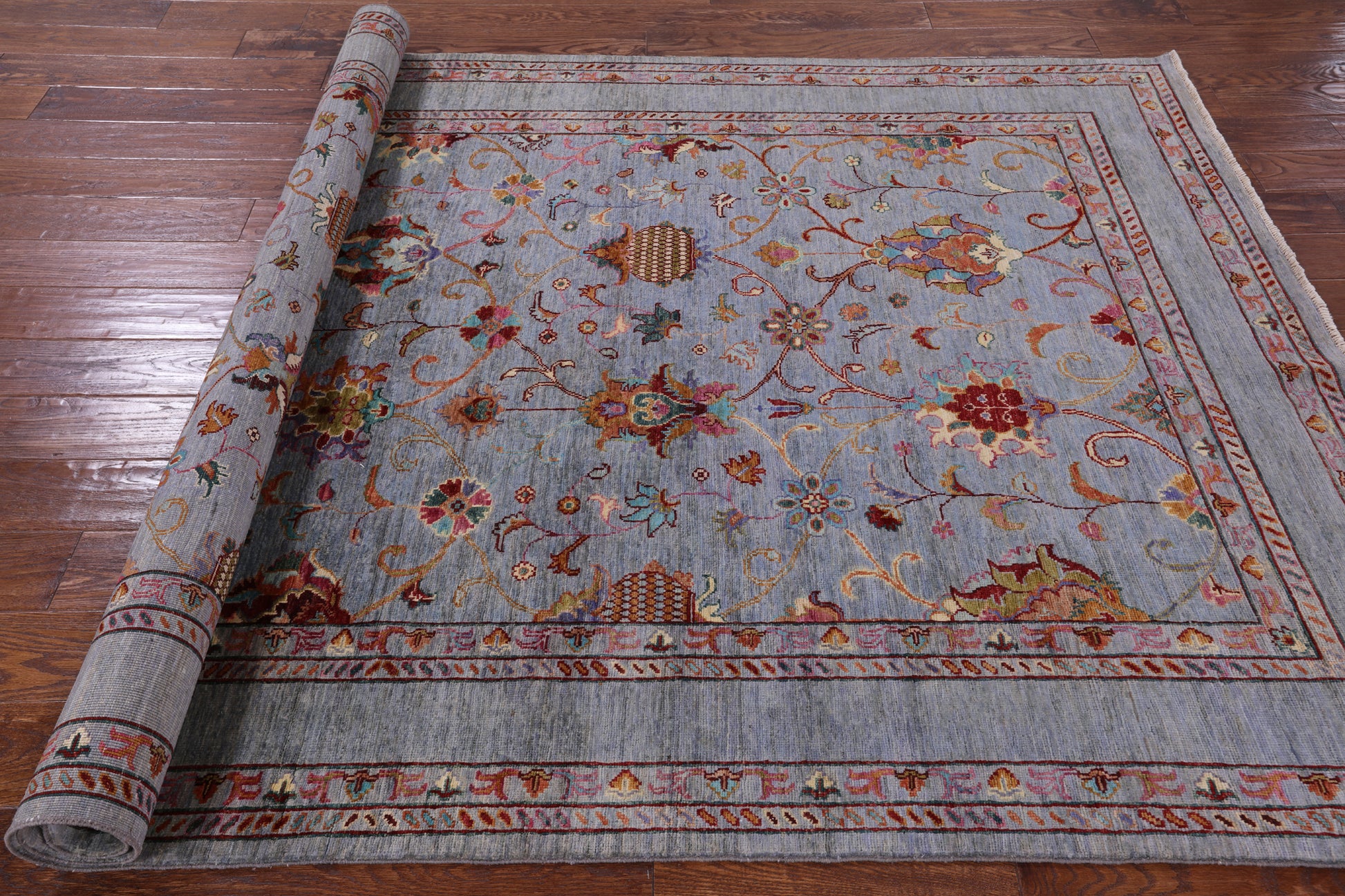 Peshawar Handmade Wool Rug - 5' 9" X 8' 0" - Golden Nile
