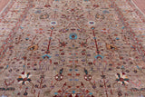 Peshawar Hand Knotted Wool Rug - 9' 4" X 12' 0" - Golden Nile