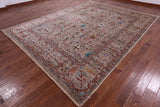 Peshawar Hand Knotted Wool Rug - 9' 4" X 12' 0" - Golden Nile