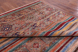 Khorjin Persian Gabbeh Hand Knotted Wool Rug - 8' 9" X 12' 1" - Golden Nile