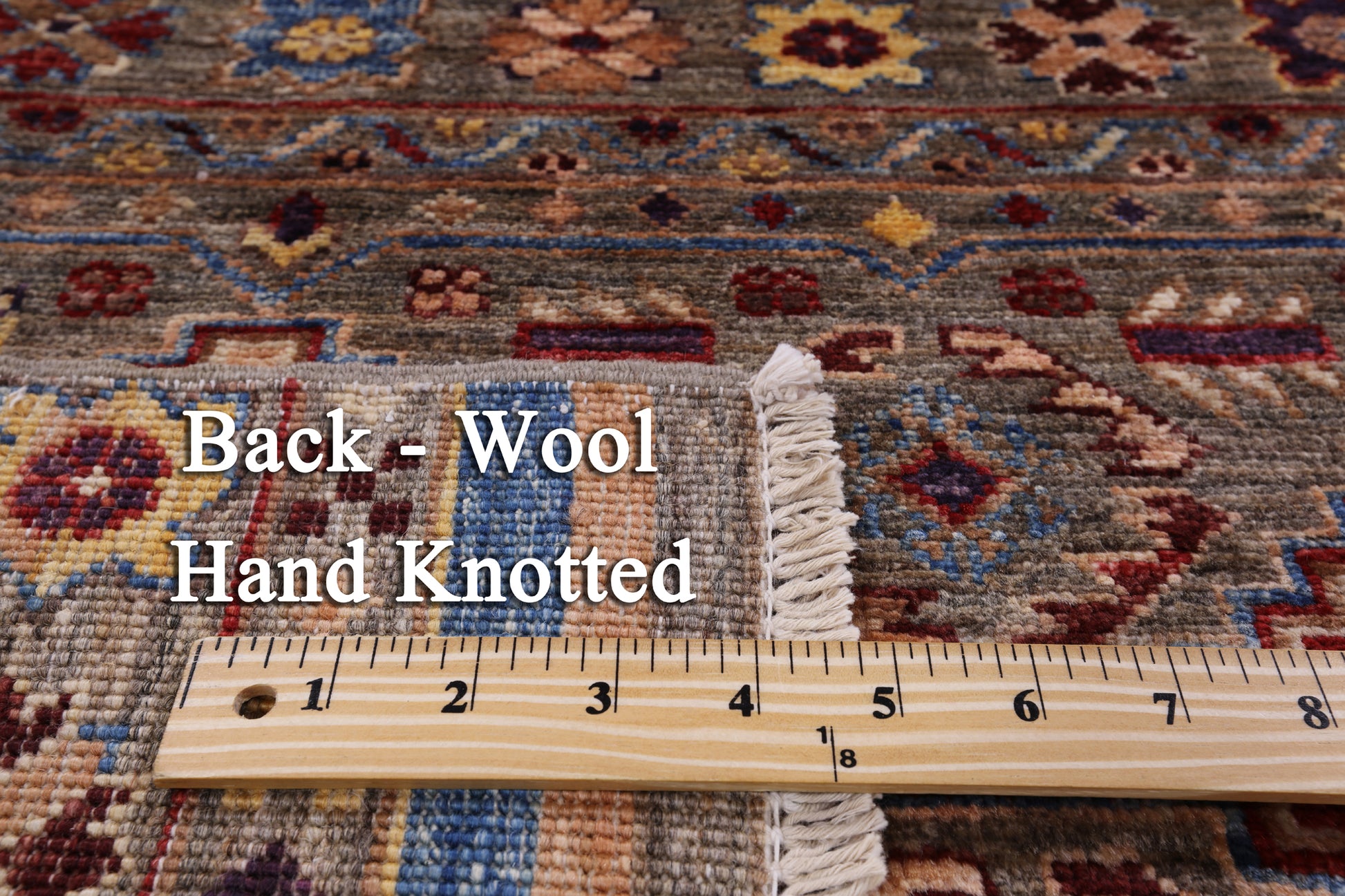 Khorjin Persian Gabbeh Handmade Wool Rug - 5' 6" X 7' 10" - Golden Nile