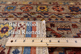 Khorjin Persian Gabbeh Hand Knotted Wool Rug - 5' 7" X 8' 6" - Golden Nile