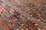 Khorjin Persian Gabbeh Handmade Wool Rug - 5' 7" X 8' 5" - Golden Nile