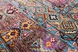 Turkmen Ersari Hand Knotted Wool Rug - 5' 8" X 7' 10" - Golden Nile