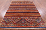Khorjin Persian Gabbeh Handmade Wool Rug - 5' 9" X 7' 7" - Golden Nile