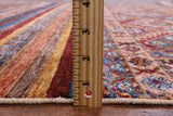 Khorjin Persian Gabbeh Handmade Wool Rug - 5' 9" X 7' 7" - Golden Nile