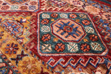 Khorjin Persian Gabbeh Handmade Wool Rug - 5' 7" X 7' 10" - Golden Nile
