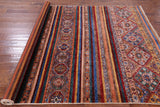 Khorjin Persian Gabbeh Handmade Wool Rug - 5' 7" X 7' 10" - Golden Nile