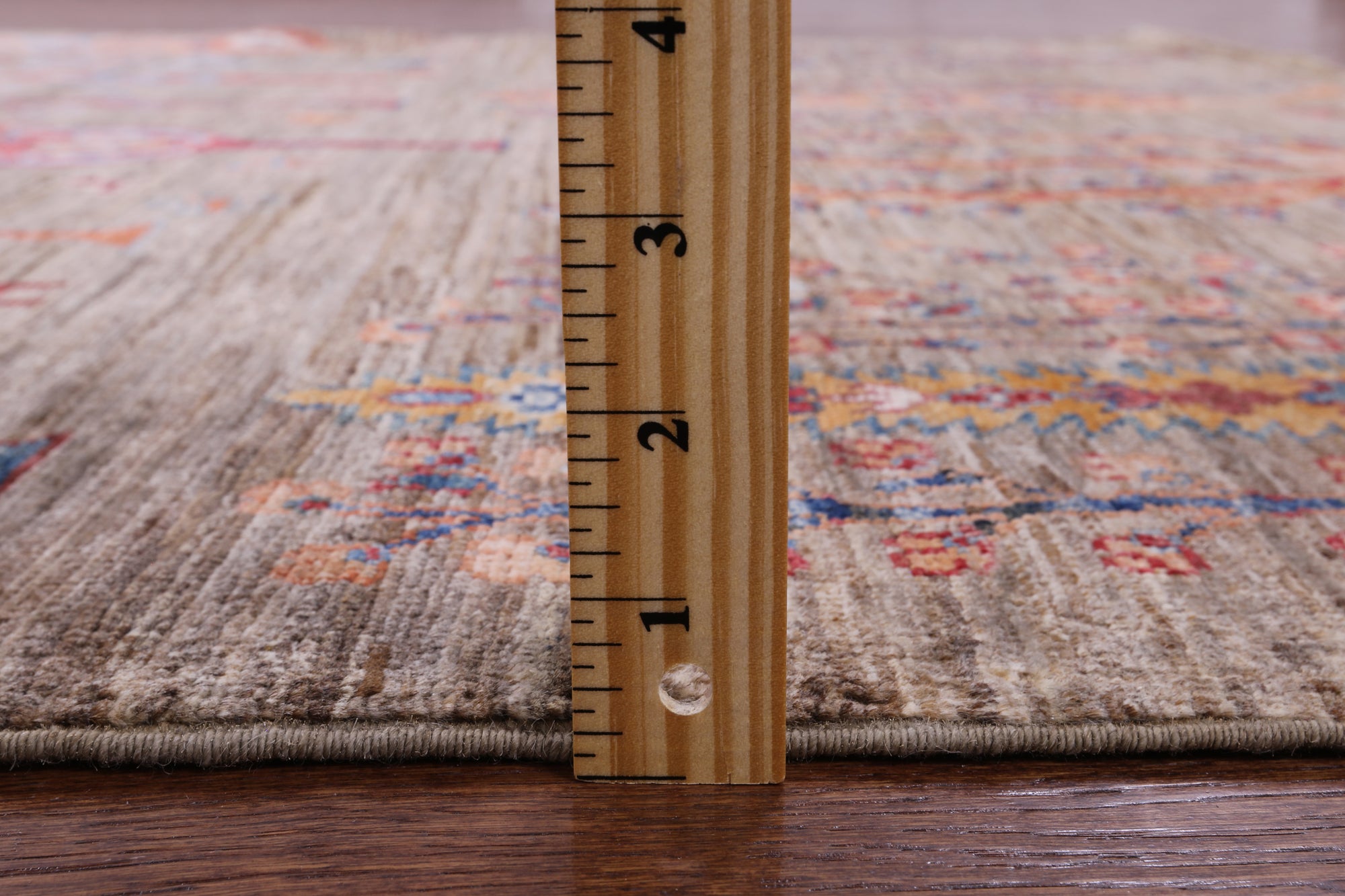 Tribal Gabbeh Handmade Wool Rug - 4' 10" X 6' 3" - Golden Nile
