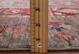Tribal Gabbeh Hand Knotted Wool Rug - 4' 4" X 5' 10" - Golden Nile