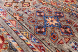 Khorjin Persian Gabbeh Handmade Wool Rug - 3' 5" X 4' 11" - Golden Nile