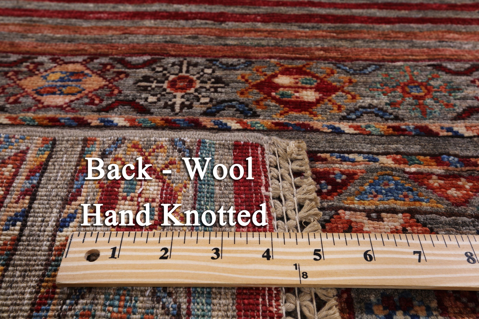 Khorjin Persian Gabbeh Handmade Wool Rug - 3' 5" X 4' 11" - Golden Nile