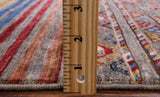 Khorjin Persian Gabbeh Handmade Wool Rug - 3' 5" X 4' 11" - Golden Nile