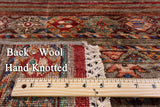 Khorjin Persian Gabbeh Hand Knotted Wool Rug - 3' 3" X 4' 11" - Golden Nile