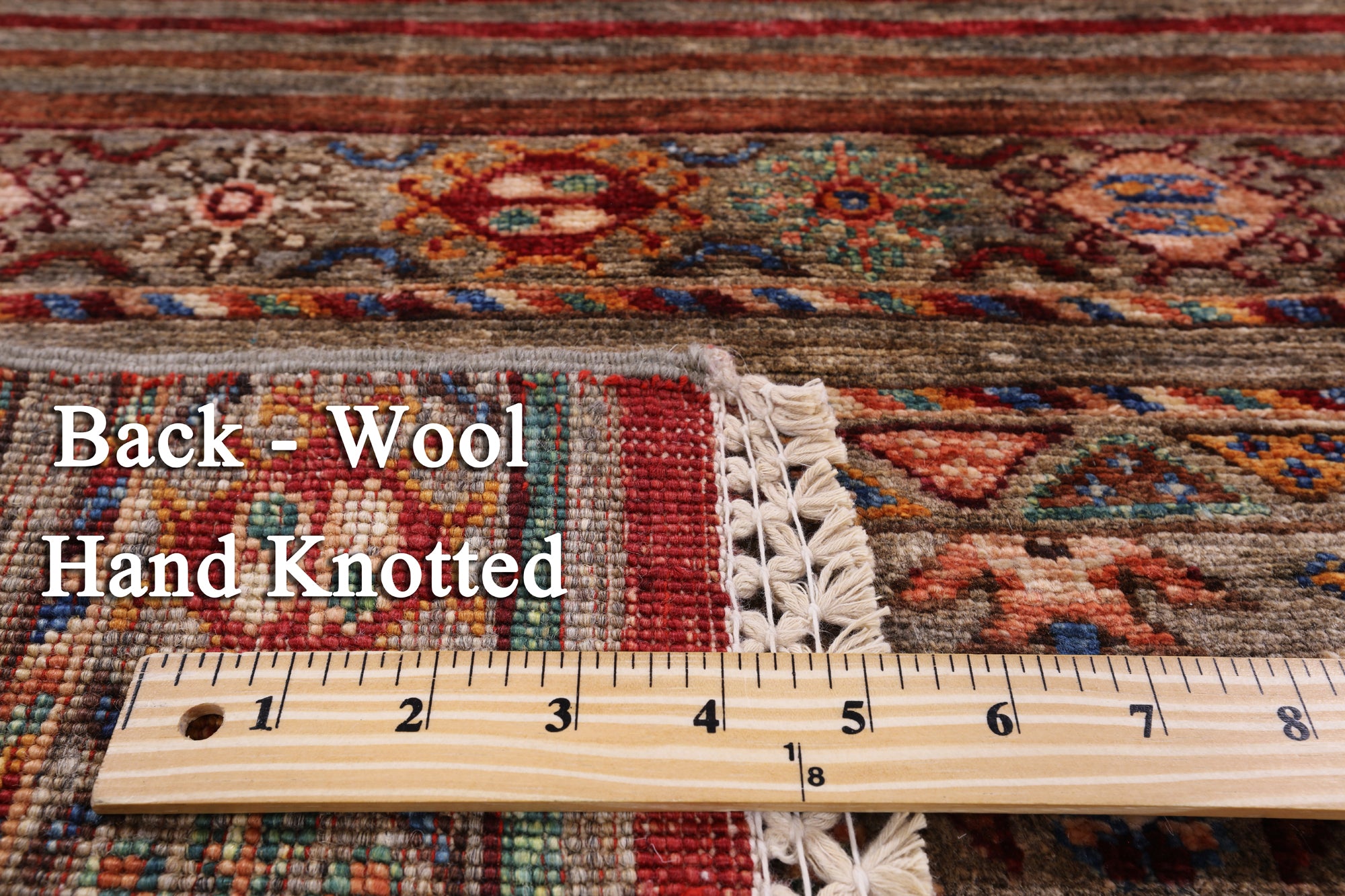 Khorjin Persian Gabbeh Hand Knotted Wool Rug - 3' 3" X 4' 11" - Golden Nile