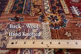 Super Kazak Hand Knotted Wool Rug - 2' 9" X 3' 11" - Golden Nile