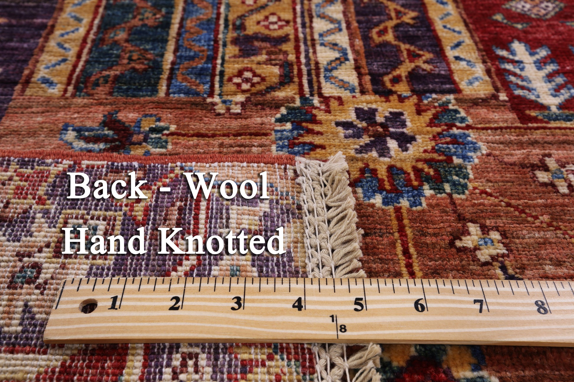 Super Kazak Hand Knotted Wool Rug - 2' 9" X 3' 11" - Golden Nile